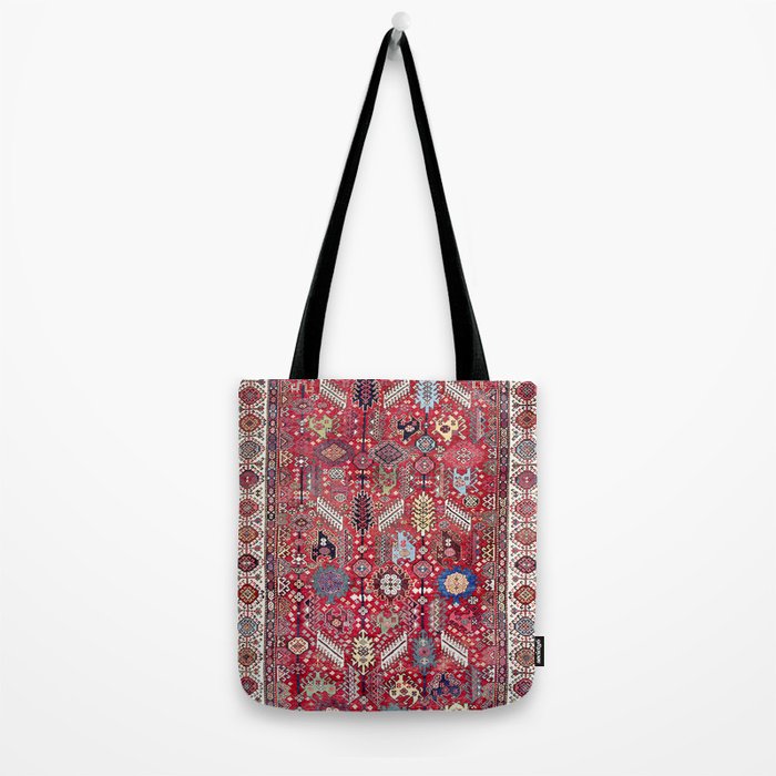 Shekarlu Qashqaâi Fars Southwest Persian Carpet Print Tote Bag Gallery Image 2