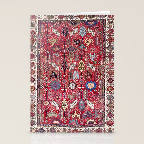 Shekarlu Qashqaâi Fars Southwest Persian Carpet Print Stationery Card Gallery Image 2