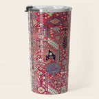 Shekarlu Qashqaâi Fars Southwest Persian Carpet Print Travel Mug Gallery Image 3
