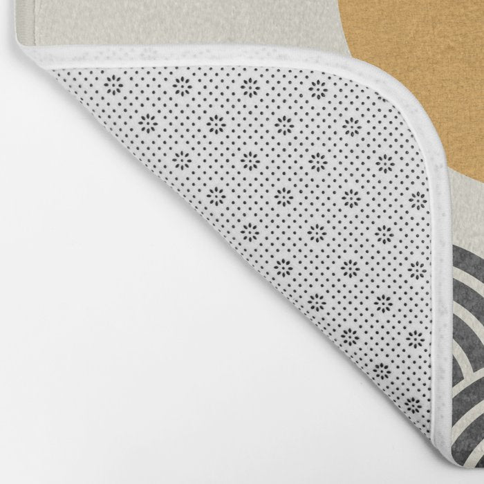 Sun and Wave - Oriental Pattern Bath Mat Gallery Image 2