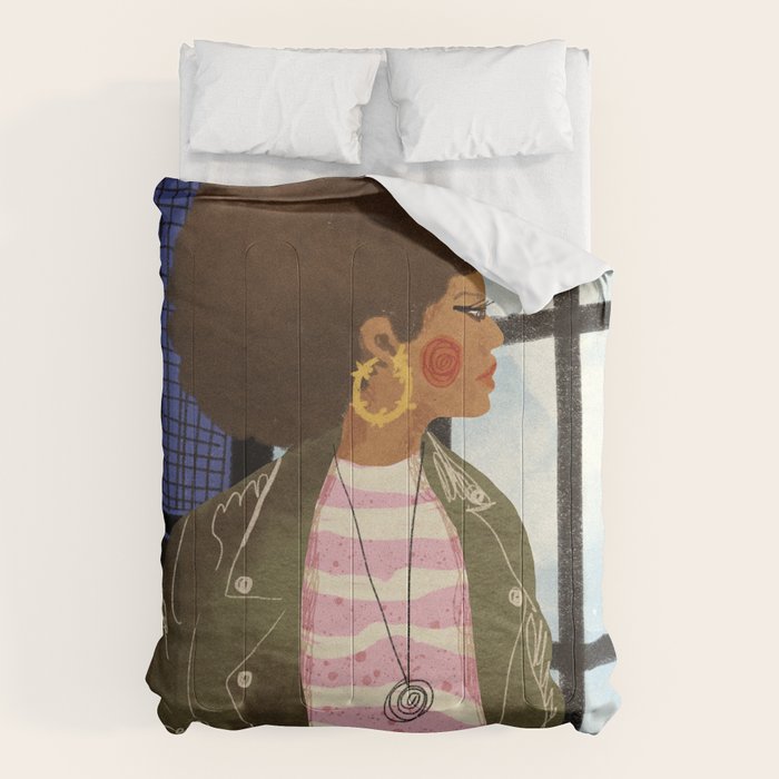 Girl with Golden Earing Comforter Gallery Image 6