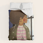 Girl with Golden Earing Comforter Gallery Image 6