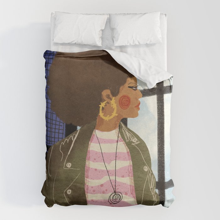 Girl with Golden Earing Duvet Cover Gallery Image 6