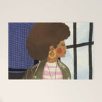 Girl with Golden Earing Welcome Mat Gallery Image 1