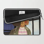 Girl with Golden Earing Laptop Sleeve Gallery Image 2