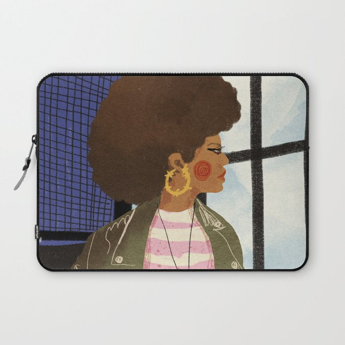Girl with Golden Earing Laptop Sleeve Gallery Image 1