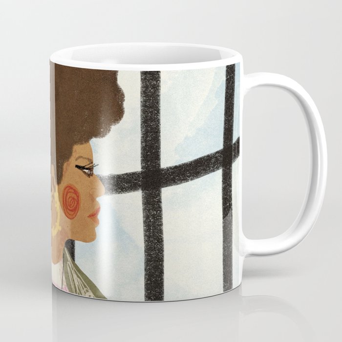 Girl with Golden Earing Coffee Mug Gallery Image 1