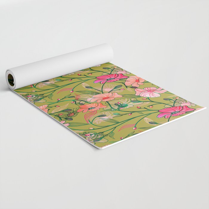 Twinning #illustration #pattern Yoga Mat Gallery Image 2