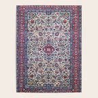 Antique Nain Tudeshk Midnight Purple Persian Poster Gallery Image 4