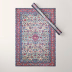 Antique Nain Tudeshk Midnight Purple Persian Wrapping Paper Gallery Image 1
