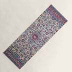 Antique Nain Tudeshk Midnight Purple Persian Yoga Mat Gallery Image 1
