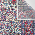 Antique Nain Tudeshk Midnight Purple Persian Wall Tapestry Gallery Image 3