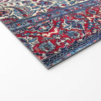 Antique Nain Tudeshk Midnight Purple Persian Welcome Mat Gallery Image 2
