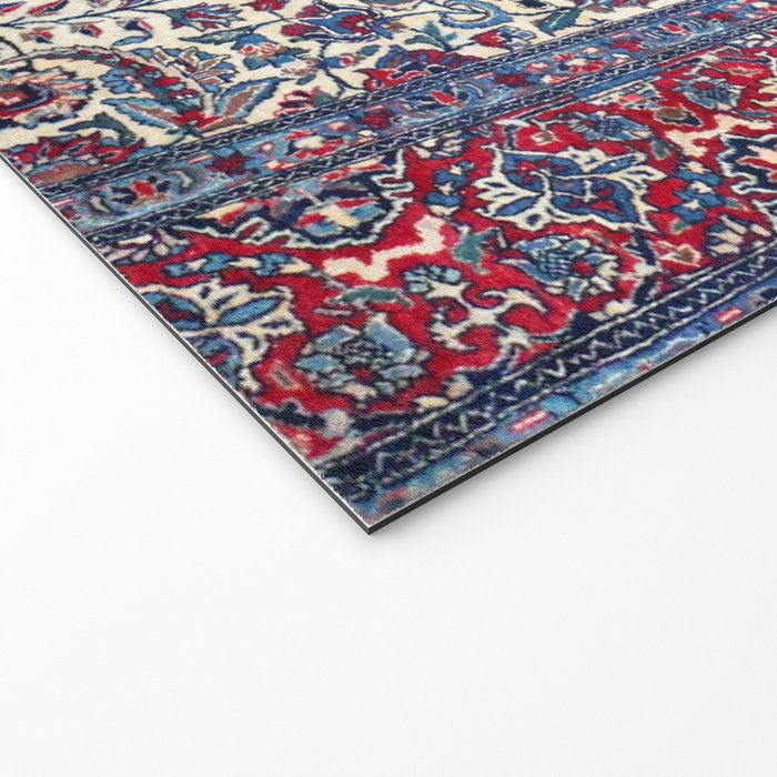 Antique Nain Tudeshk Midnight Purple Persian Welcome Mat Gallery Image 2