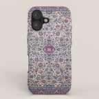 Antique Nain Tudeshk Midnight Purple Persian iPhone Case Gallery Image 1