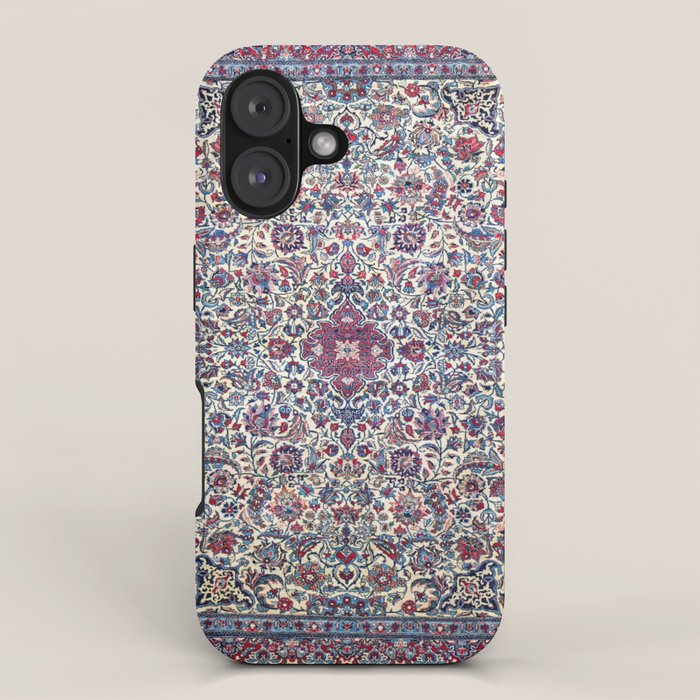 Antique Nain Tudeshk Midnight Purple Persian iPhone Case Gallery Image 1