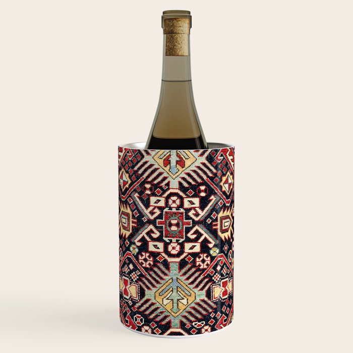 Akstafa Southeast Caucasus Niche Rug Print Wine Chiller Gallery Image 1