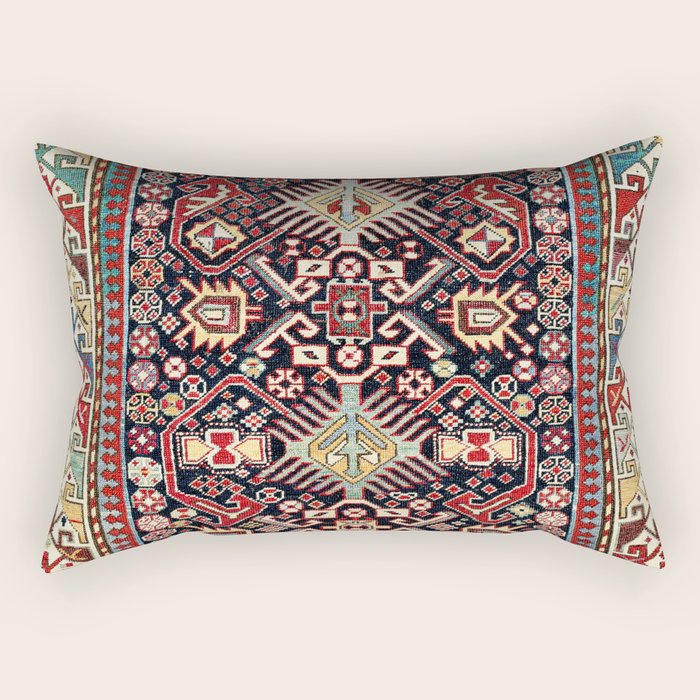 Akstafa Southeast Caucasus Niche Rug Print Rectangular Pillow Gallery Image 2