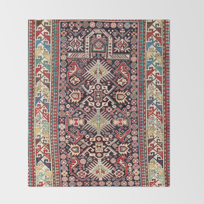 Akstafa Southeast Caucasus Niche Rug Print Throw Blanket Gallery Image 2