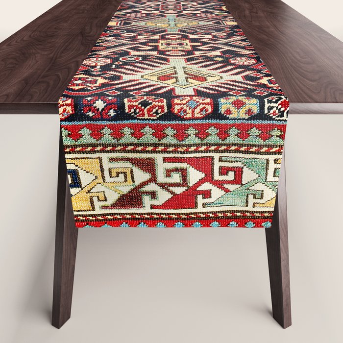 Akstafa Southeast Caucasus Niche Rug Print Table Runner Gallery Image 1