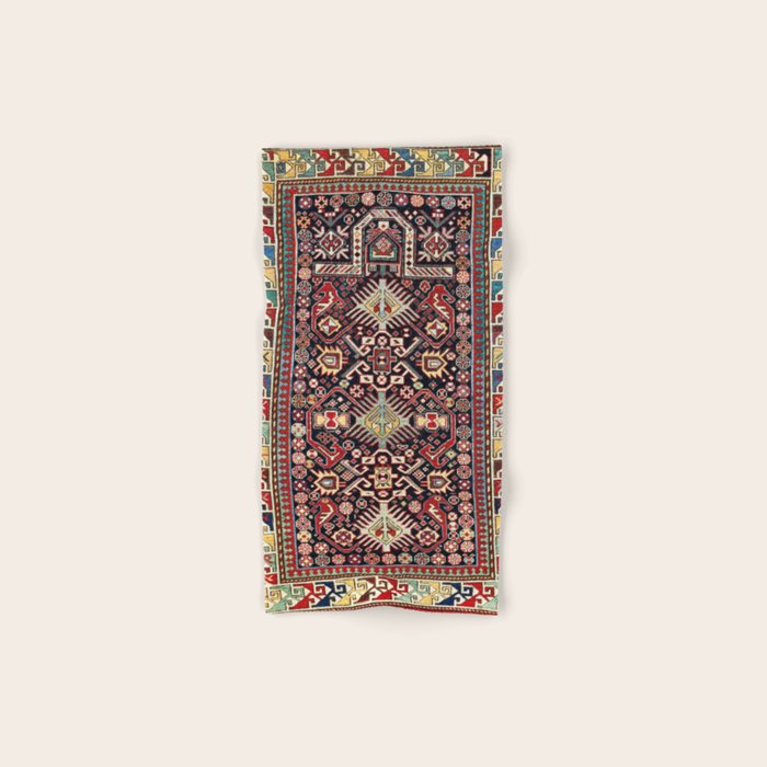 Akstafa Southeast Caucasus Niche Rug Print Bath Towel Gallery Image 1