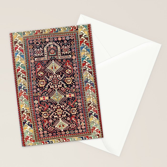 Akstafa Southeast Caucasus Niche Rug Print Stationery Card Gallery Image 2