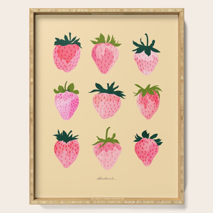 Strawberry Dreams Serving Tray Gallery Image 1
