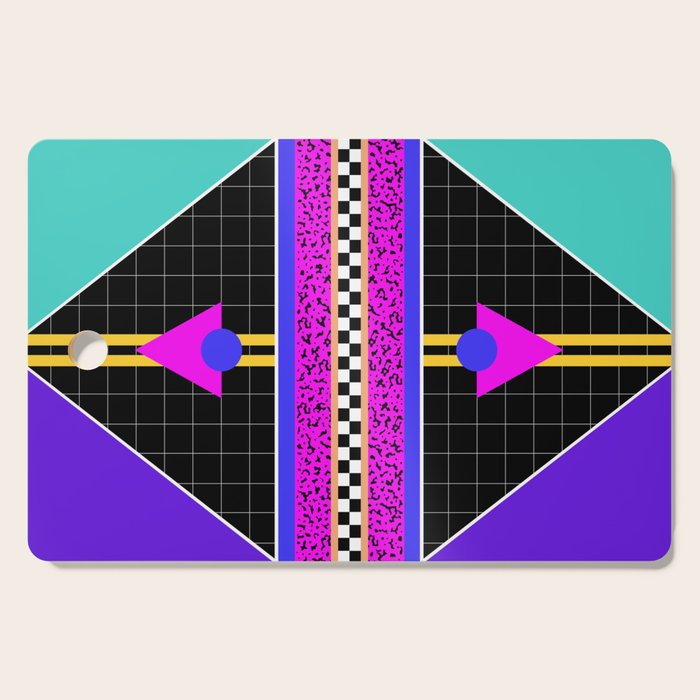 Memphis pattern 117 - 80s / 90s Retro Cutting Board Gallery Image 1