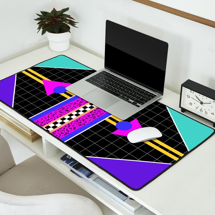 Memphis pattern 117 - 80s / 90s Retro Desk Mat Gallery Image 2