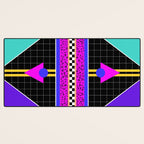 Memphis pattern 117 - 80s / 90s Retro Desk Mat Gallery Image 3