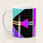 Memphis pattern 117 - 80s / 90s Retro Coffee Mug Gallery Image 3