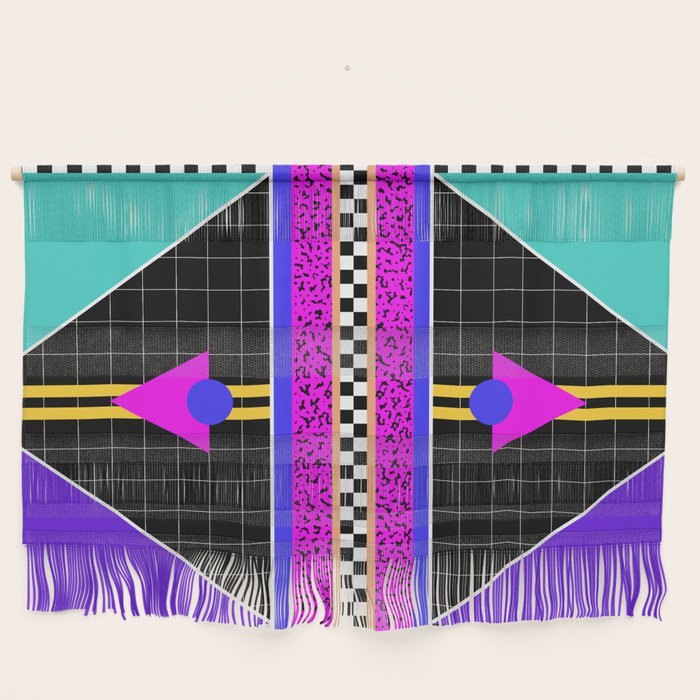 Memphis pattern 117 - 80s / 90s Retro Wall Hanging Gallery Image 1