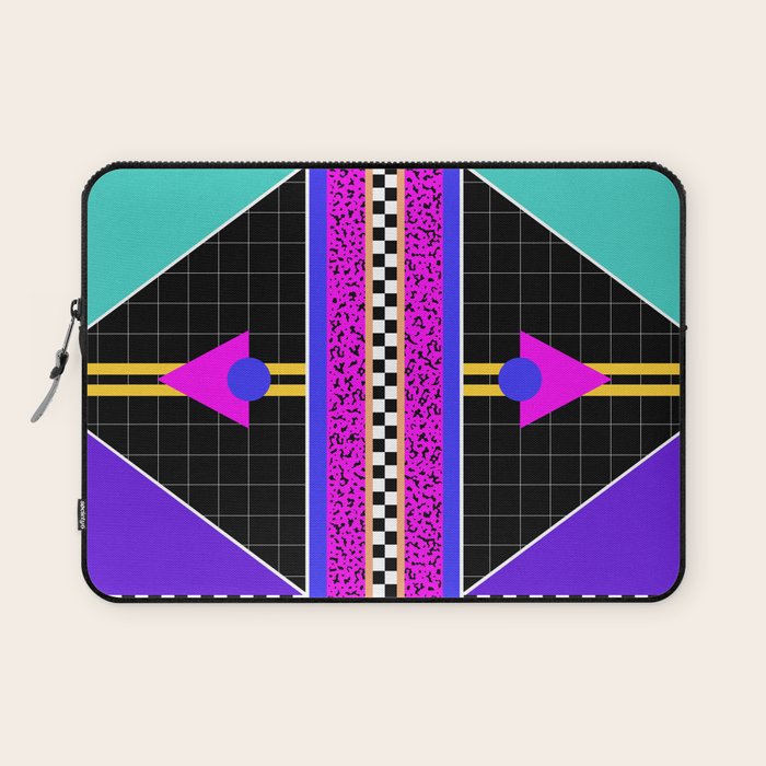 Memphis pattern 117 - 80s / 90s Retro Laptop Sleeve Gallery Image 1