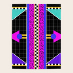Memphis pattern 117 - 80s / 90s Retro Poster Gallery Image 4