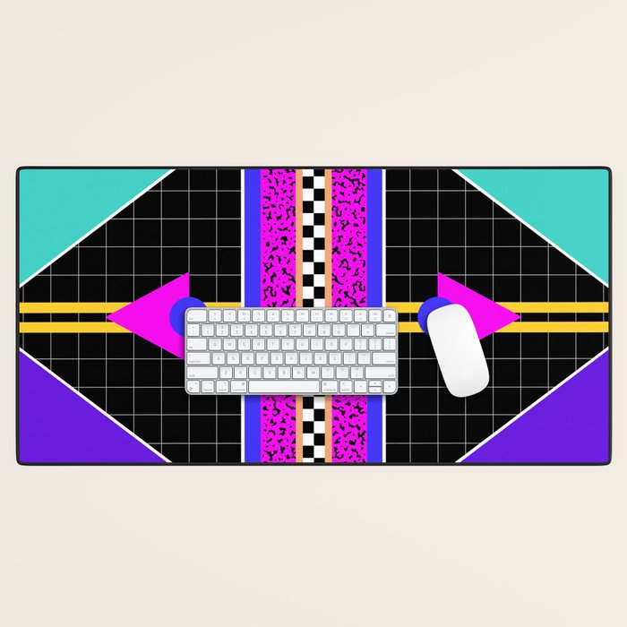 Memphis pattern 117 - 80s / 90s Retro Desk Mat Gallery Image 1