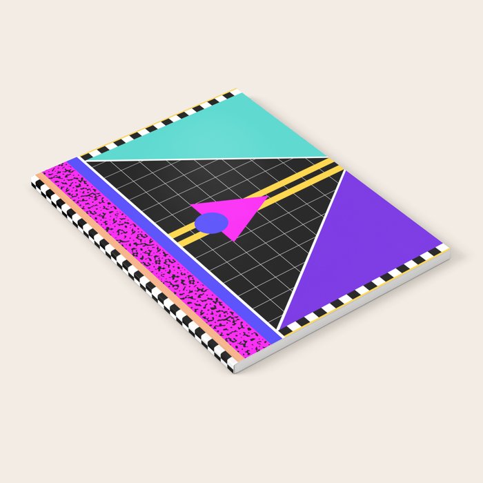 Memphis pattern 117 - 80s / 90s Retro Notebook Gallery Image 1