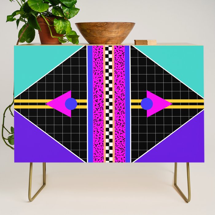 Memphis pattern 117 - 80s / 90s Retro Credenza Gallery Image 1