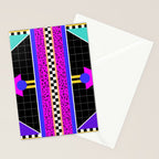 Memphis pattern 117 - 80s / 90s Retro Stationery Card Gallery Image 2