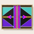 Memphis pattern 117 - 80s / 90s Retro Serving Tray Gallery Image 1