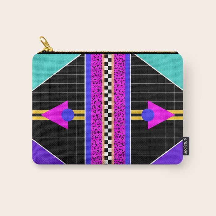 Memphis pattern 117 - 80s / 90s Retro Carry All Pouch Gallery Image 1