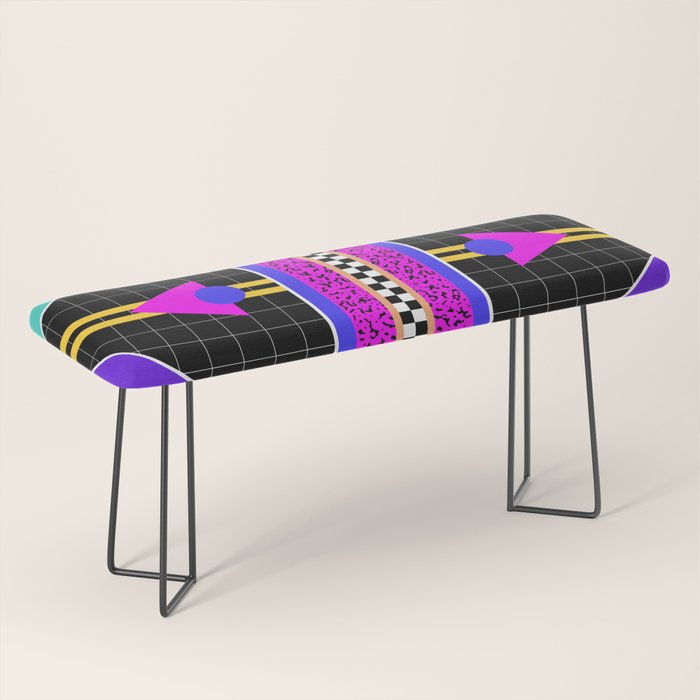 Memphis pattern 117 - 80s / 90s Retro Bench Gallery Image 1