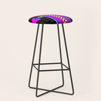 Memphis pattern 117 - 80s / 90s Retro Stool Gallery Image 1