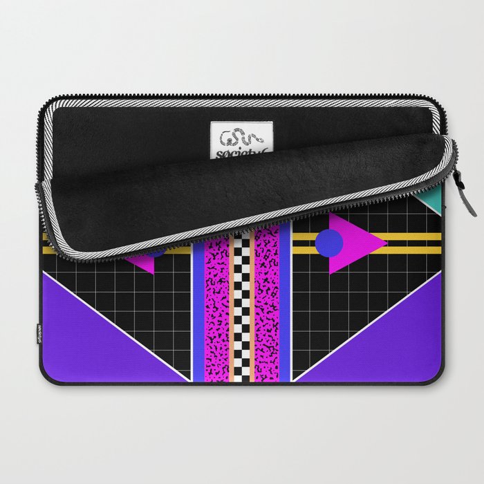 Memphis pattern 117 - 80s / 90s Retro Laptop Sleeve Gallery Image 2