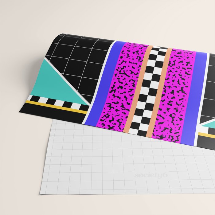 Memphis pattern 117 - 80s / 90s Retro Wrapping Paper Gallery Image 2