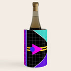 Memphis pattern 117 - 80s / 90s Retro Wine Chiller Gallery Image 3