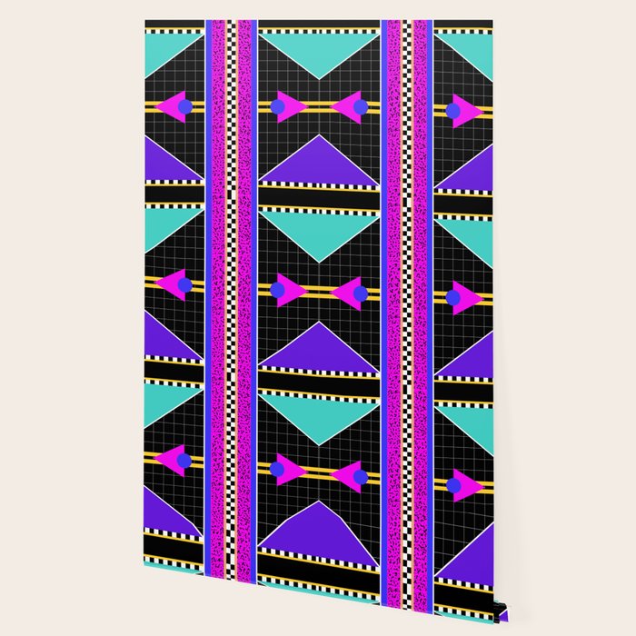Memphis pattern 117 - 80s / 90s Retro Wallpaper Gallery Image 2
