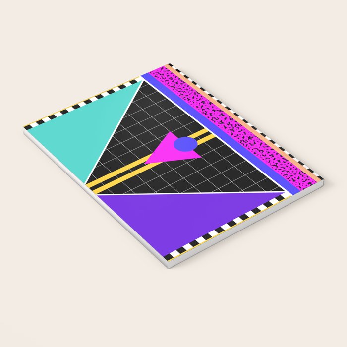 Memphis pattern 117 - 80s / 90s Retro Notebook Gallery Image 3