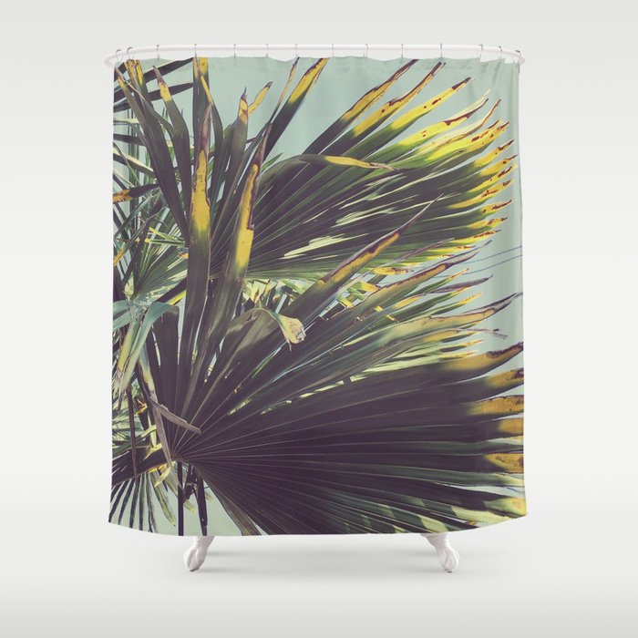 Palm Tree Shower Curtain Gallery Image 1