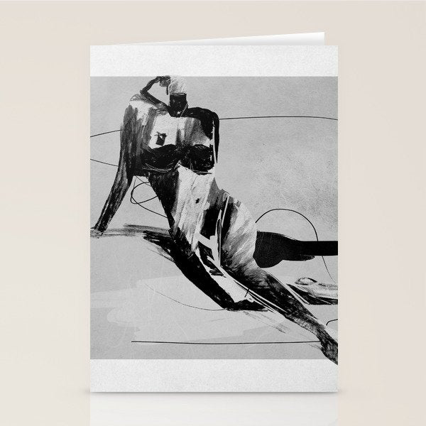 Female Figure 3 Stationery Card Gallery Image 2