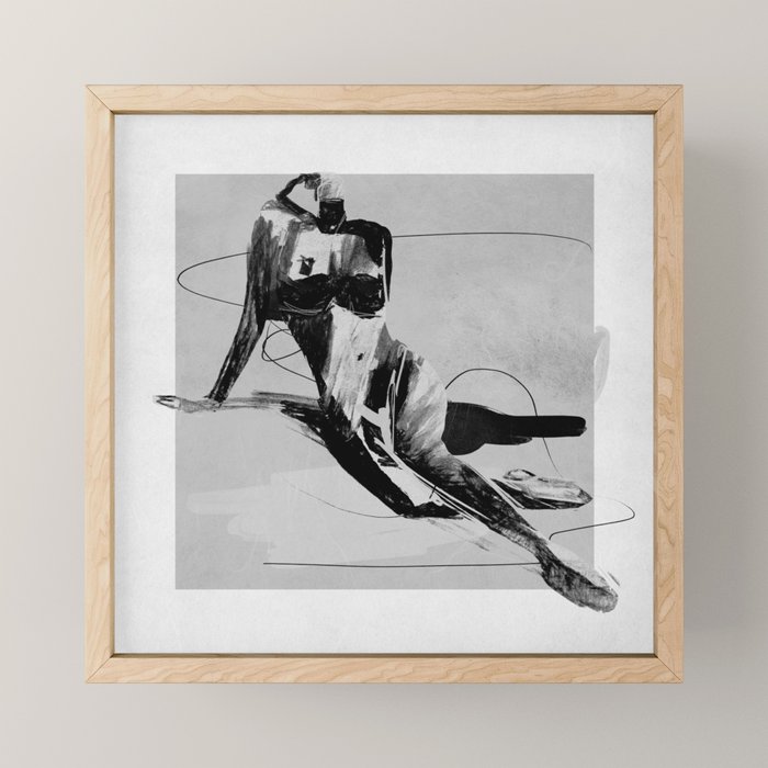 Female Figure 3 Mini Art Print Gallery Image 1